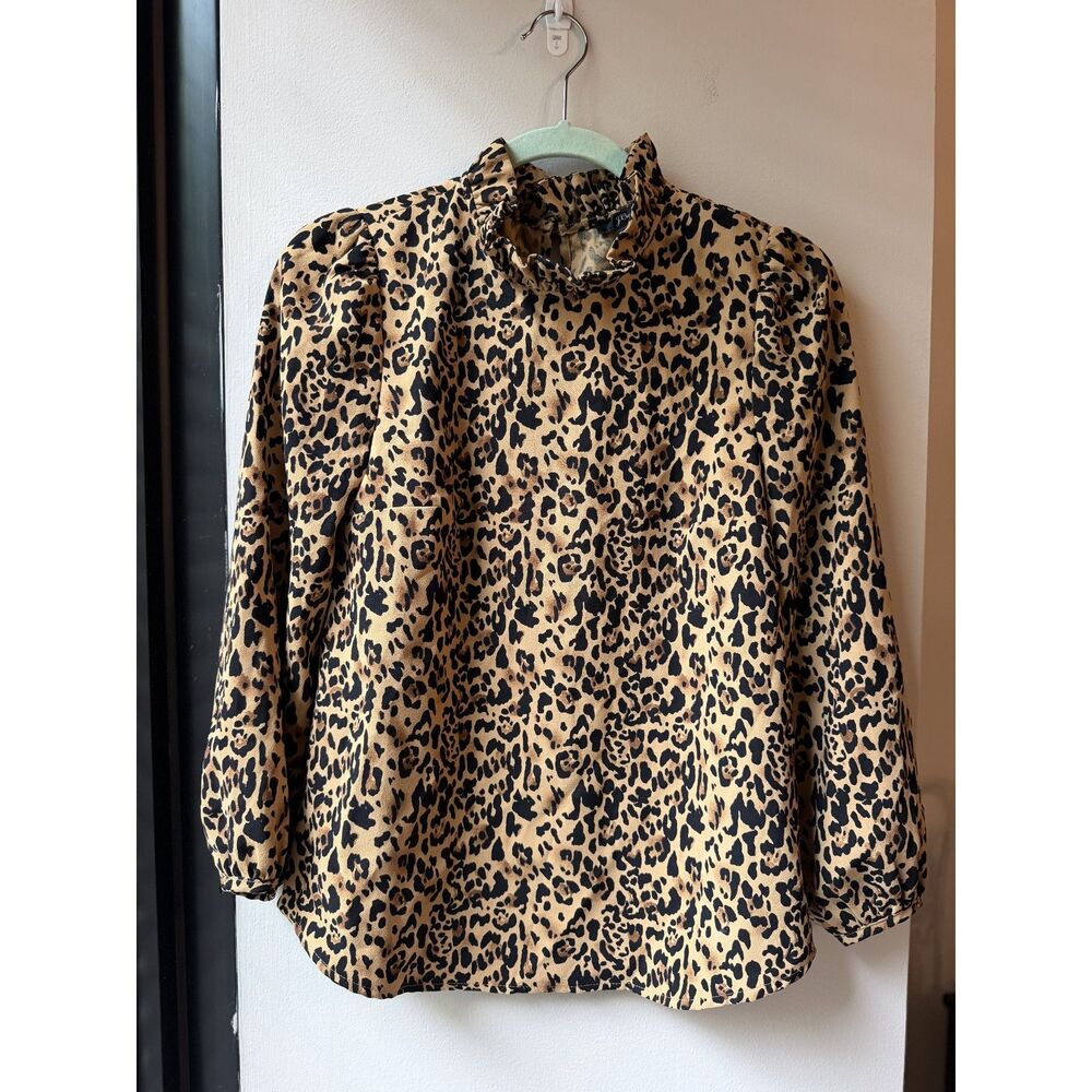 J. Crew Cheetah XXS Long Sleeve
